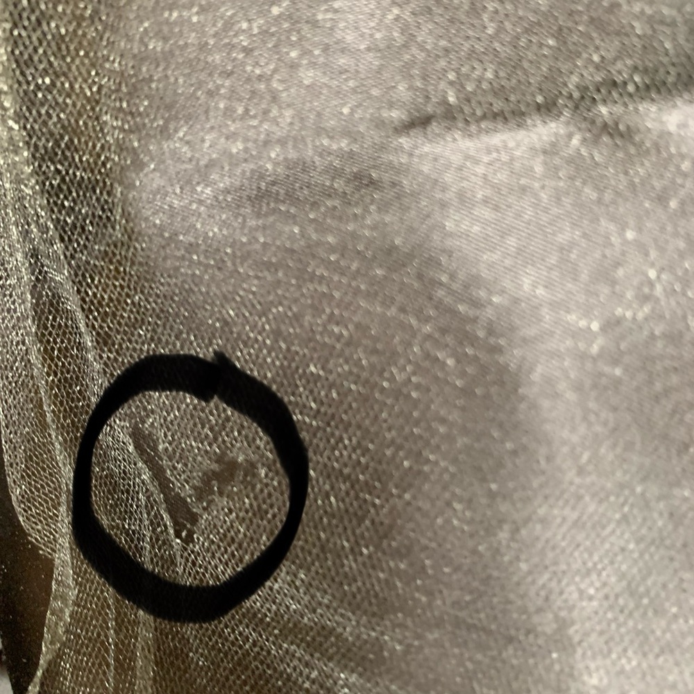 Scott McClintock Blacksequins, tulle Vintage gown Size 8 see pic for small flaw - Picture 8 of 9
